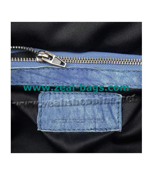 AAA Replica Alexander Wang Brenda Zip Chain Should Bag Blue Lambskin - Click Image to Close